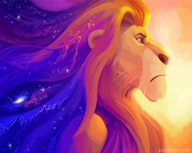 Mufasa Lion King Painting By Numbers Kits