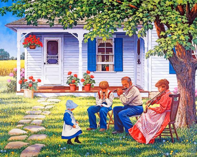 Musicians Family Painting By Numbers Kits