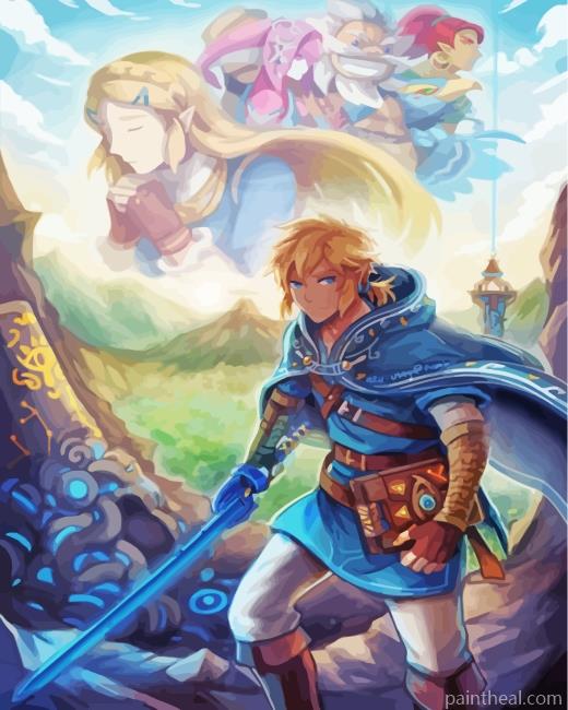 Legend Of Zelda Painting By Numbers Kits