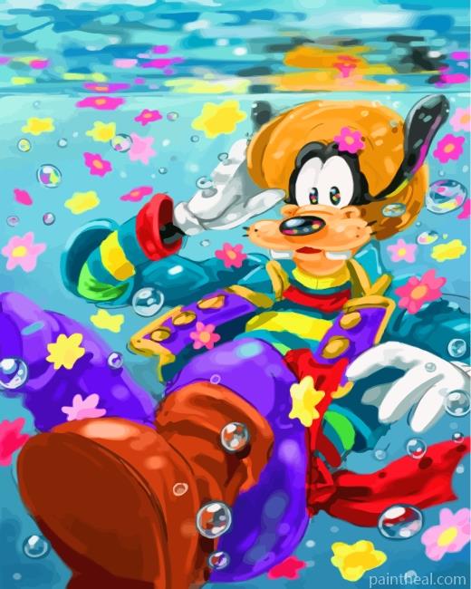 Goofy Disney Painting By Numbers Kits