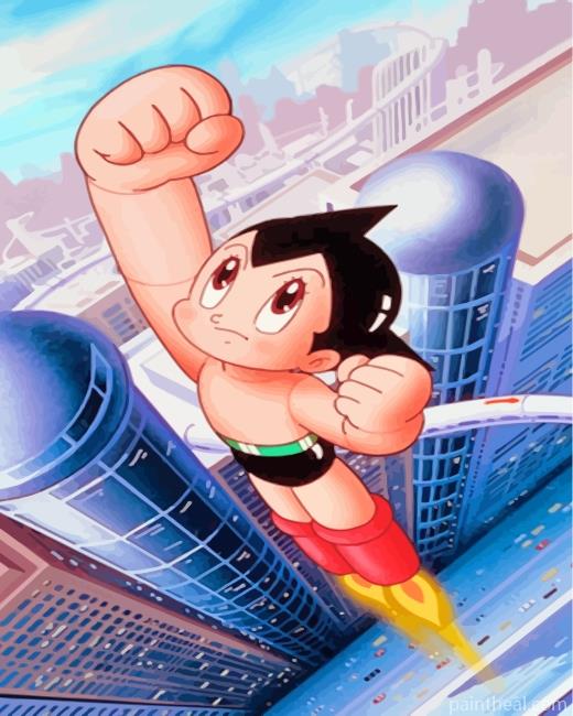 Astro Boy Painting By Numbers Kits
