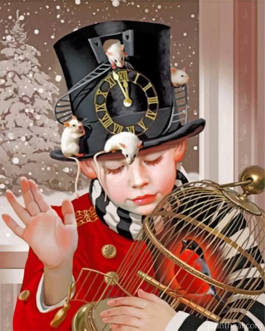 Magician Boy Painting By Numbers Kits