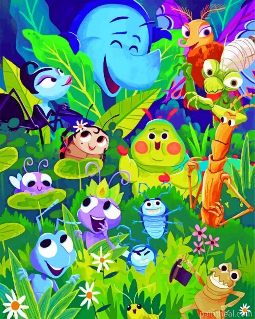 Cute Insects Painting By Numbers Kits