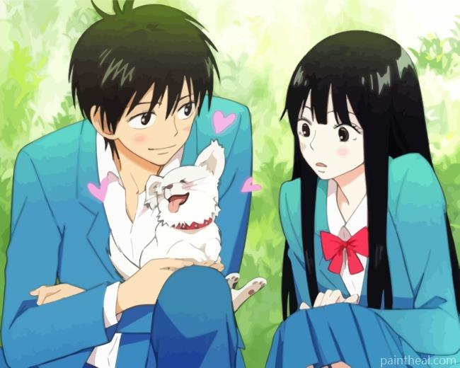 Kimi Ni Todoke Anime Couple Painting By Numbers Kits