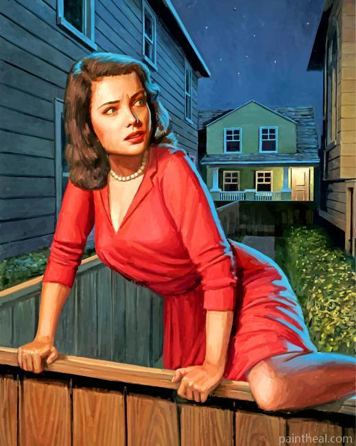 Scared Woman Painting By Numbers Kits