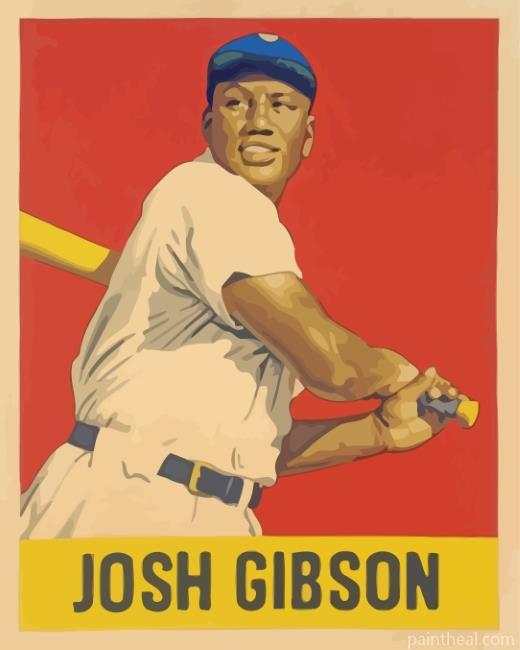 Josh Gibson Illustration Painting By Numbers Kits