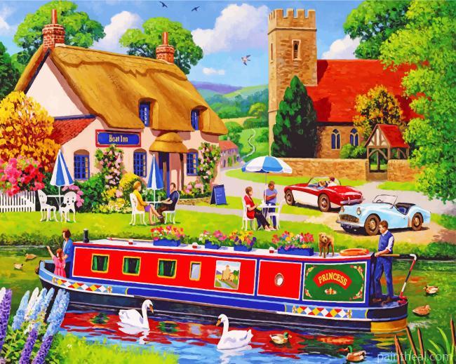 Summer Time Painting By Numbers Kits