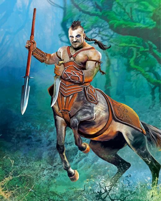 Centaur Druid Art Painting By Numbers Kits