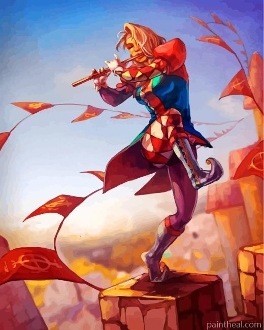 Female Bard Painting By Numbers Kits