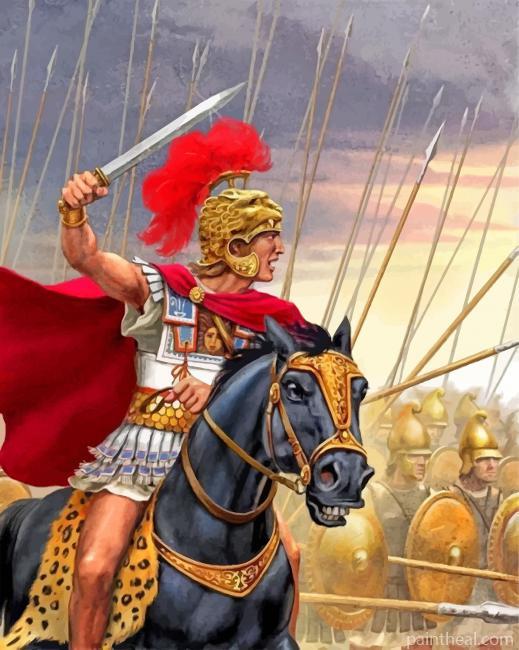 Battle Scene Paint By Numbe Painting By Numbers Kits