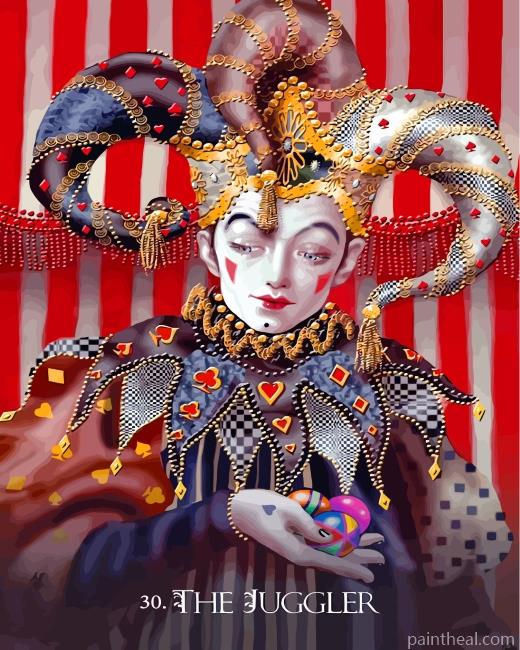 Divine Circus Oracle Deck Painting By Numbers Kits