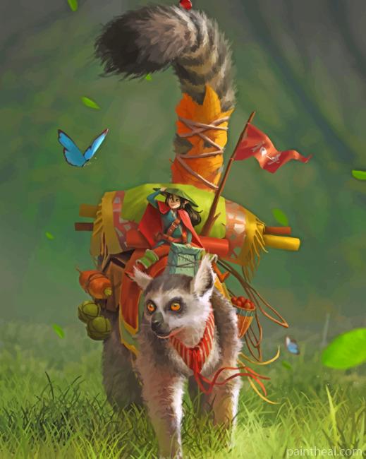 Aesthetic Raccoon Painting By Numbers Kits