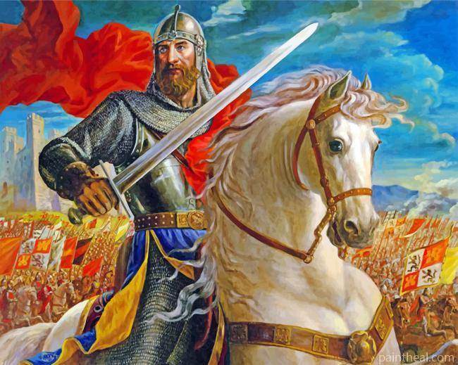 Warrior King Painting By Numbers Kits
