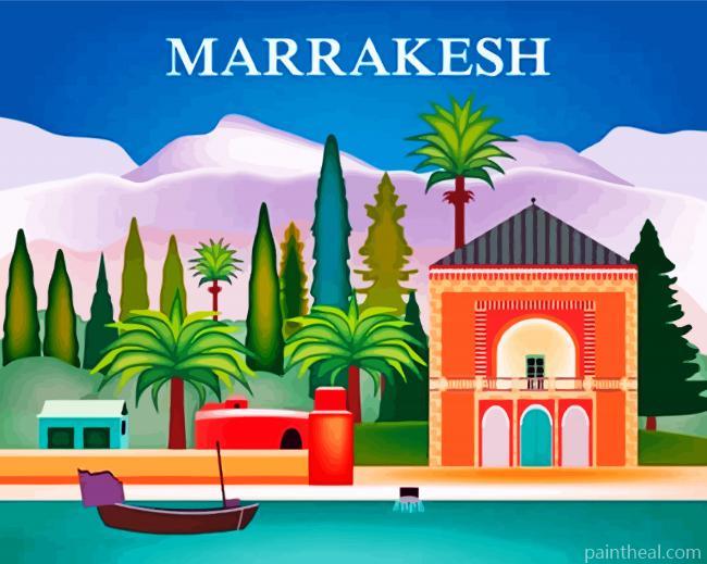 Marrakesh Morocco Painting By Numbers Kits