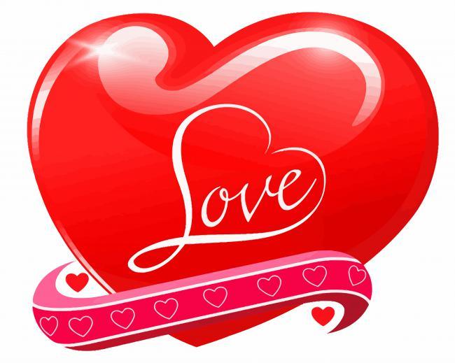 Love Heart Painting By Numbers Kits