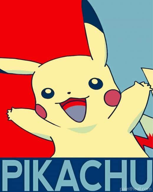 Pikachu Illustration Painting By Numbers Kits