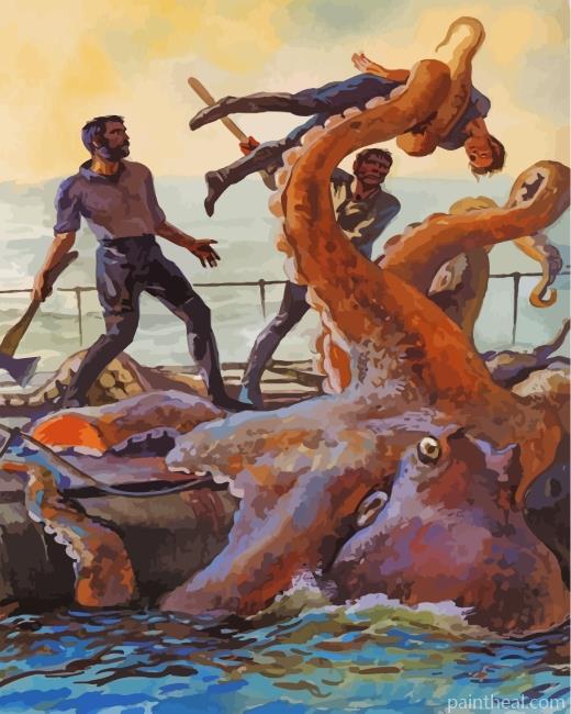 Twenty Thousand Leagues Under The Sea Painting By Numbers Kits