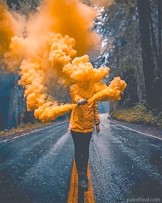 Yellow Smoke NEW Painting By Numbers Kits