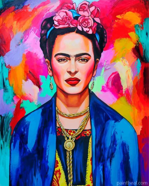 Colorful Frida Painting By Numbers Kits
