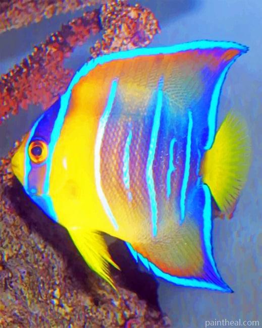 Queen Angelfish NEW Painting By Numbers Kits
