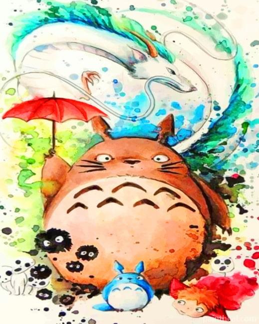 Studio Ghibli Squad NEW Painting By Numbers Kits