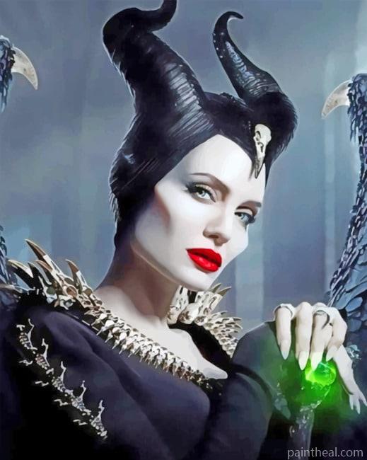 Maleficent Mistress of Evil Actors Painting By Numbers Kits