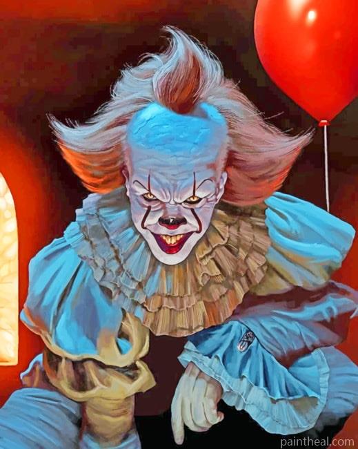 The Horror Movie IT Scary Painting By Numbers Kits
