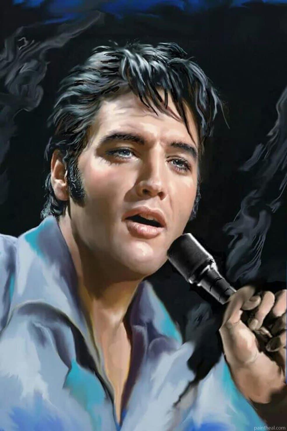 Elvis Presley Portrait People Painting By Numbers Kits