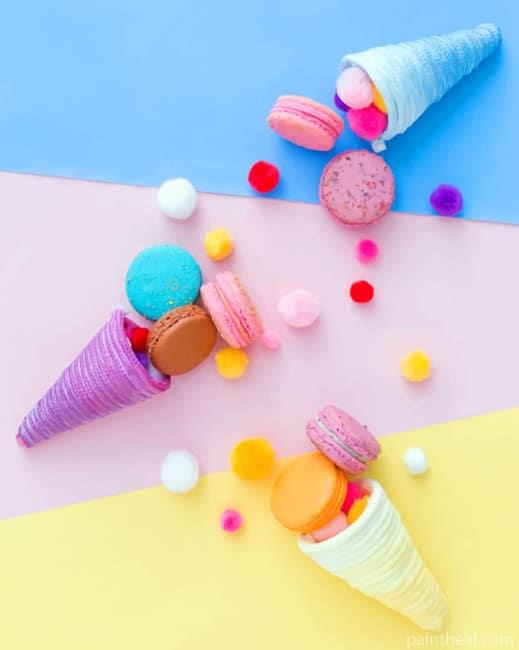 Ice Cream Cones NEW Painting By Numbers Kits