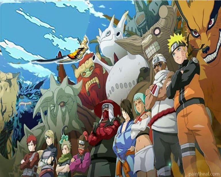 Jinchuriki Cartoon And Animation Painting By Numbers Kits