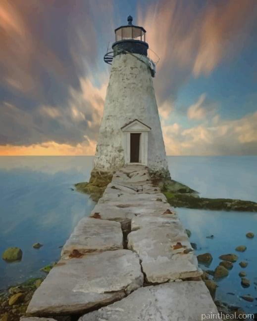 Massachusetts Lighthouse NEW Painting By Numbers Kits