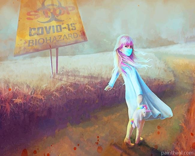 Covid Nineteen Unicorn NEW Painting By Numbers Kits