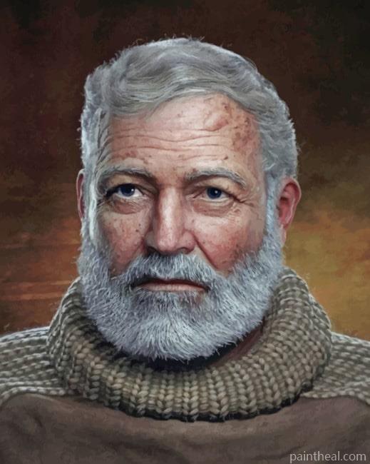 Ernest Hemingway NEW Painting By Numbers Kits