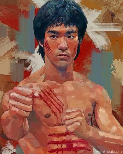 The Legend Bruce Lee NEW Painting By Numbers Kits