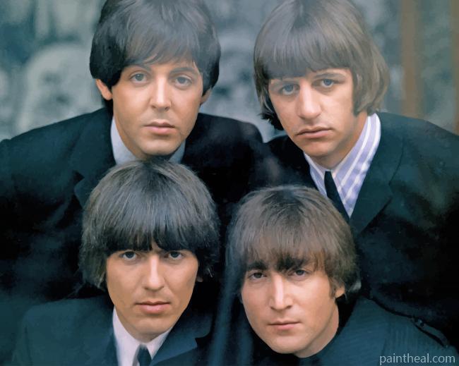 The Beatles Ringo Starr Paul McCartney George NEW Painting By Numbers Kits