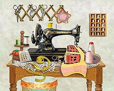 Sewing Room Still Life Painting By Numbers Kits