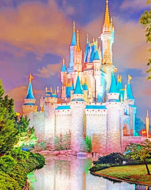 Cinderella Castle NEW Painting By Numbers Kits