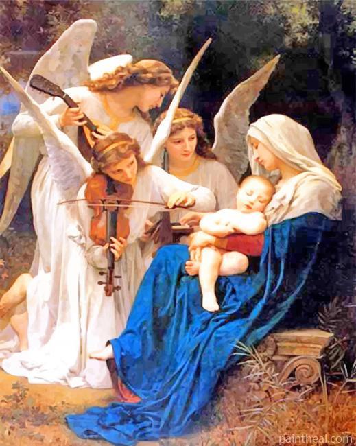 Song Of The Angels NEW Painting By Numbers Kits