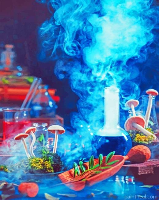 Aesthetic Smoke Painting By Numbers Kits