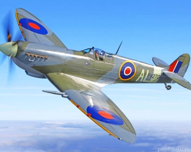 Fighter Spitfire NEW Painting By Numbers Kits