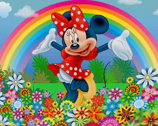 Minnie In Garden NEW Painting By Numbers Kits