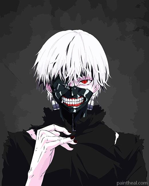 Kaneki Tokyo Ghoul NEW Painting By Numbers Kits