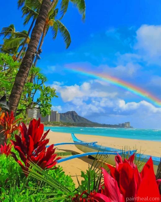 Diamond Head State Monument Hawaii NEW Painting By Numbers Kits