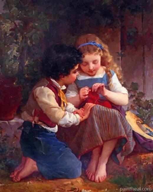 Emile Munier A Special Moment NEW Painting By Numbers Kits