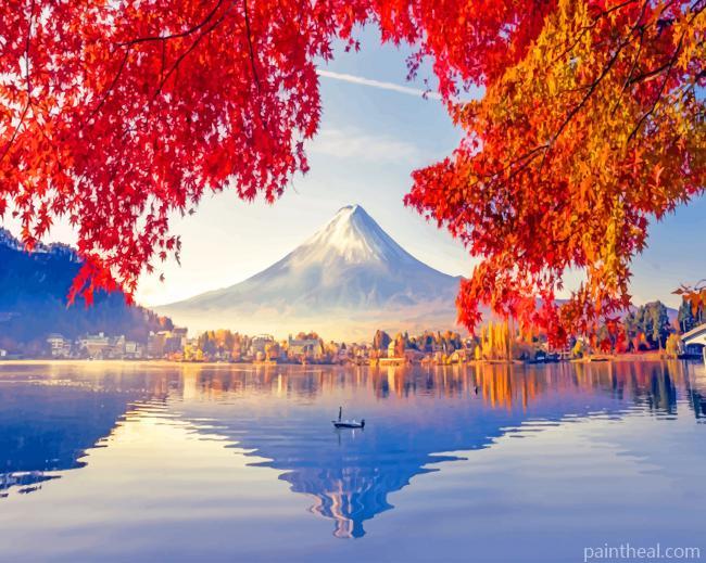 Japan Autumn Season NEW Painting By Numbers Kits