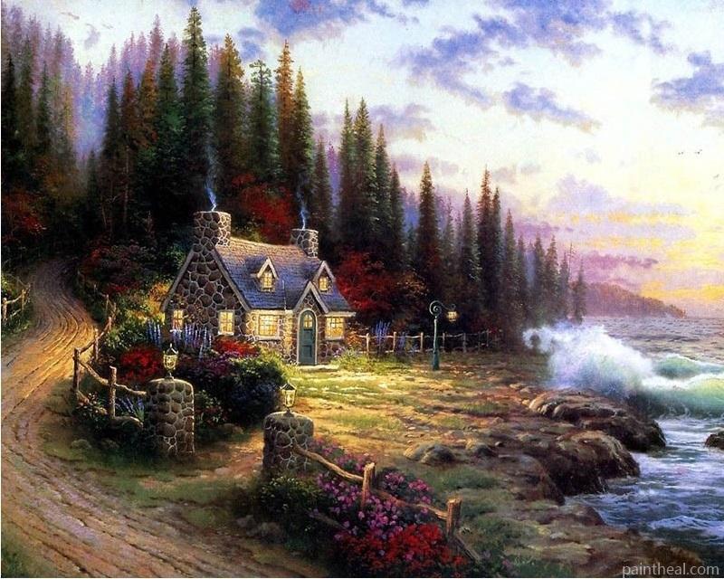 Countryside Landscape Painting By Numbers Kits
