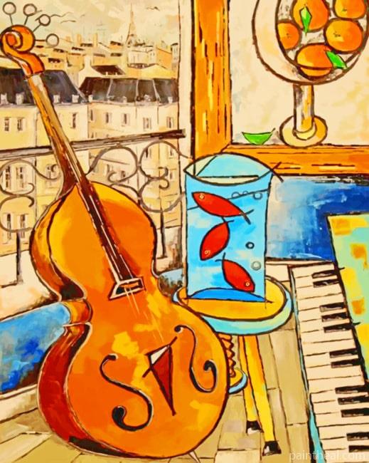 Music Instruments Painting By Numbers Kits