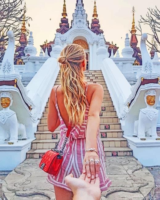 Follow Me Wherever I Go Travel Painting By Numbers Kits