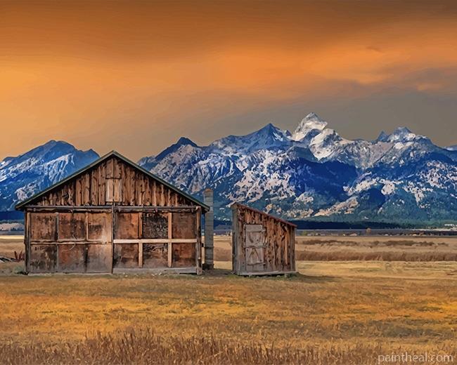 Grand Teton National Park NEW Painting By Numbers Kits