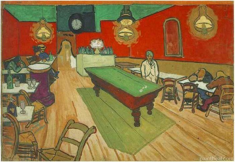 The Night Cafe By Vincent Van Gogh Abstract Painting By Numbers Kits
